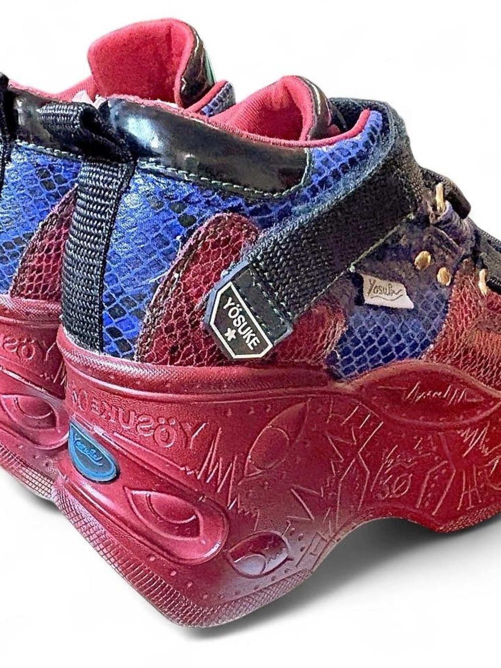 RARE yosuke snakeskin platforms